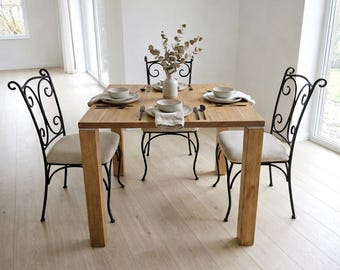 Solid wood office table/ Ref. 0046 / Designed and manufactured in Toledo by Dvalenti furniture