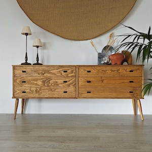 Sideboard made of solid pine wood Ref. 3000