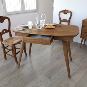 Küchentisch / Holz Küchentisch / Rustikaler Massivholz Küchentisch / Ref. 00230 / Handgefertigt in Toledo von DMalenti
