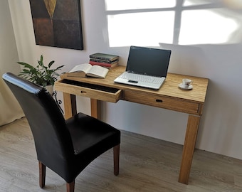 Schreibtisch / Sehr stabiler Schreibtisch / 4-Bein Tisch / Bürotisch / Ref. 0030 / Handmade in Toledo von DMalenti Möbel