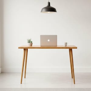 Handmade Solid Pine Desk: Rustic Home Office Table | Ref. 0015