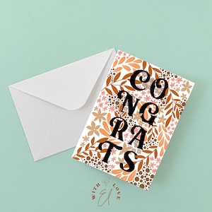 Carte de félicitations / Carte vous l’avez fait / Carte bien faite / Carte réfléchie / Carte d’amitié / Félicitations / Carte de vœux / Carte de félicitations