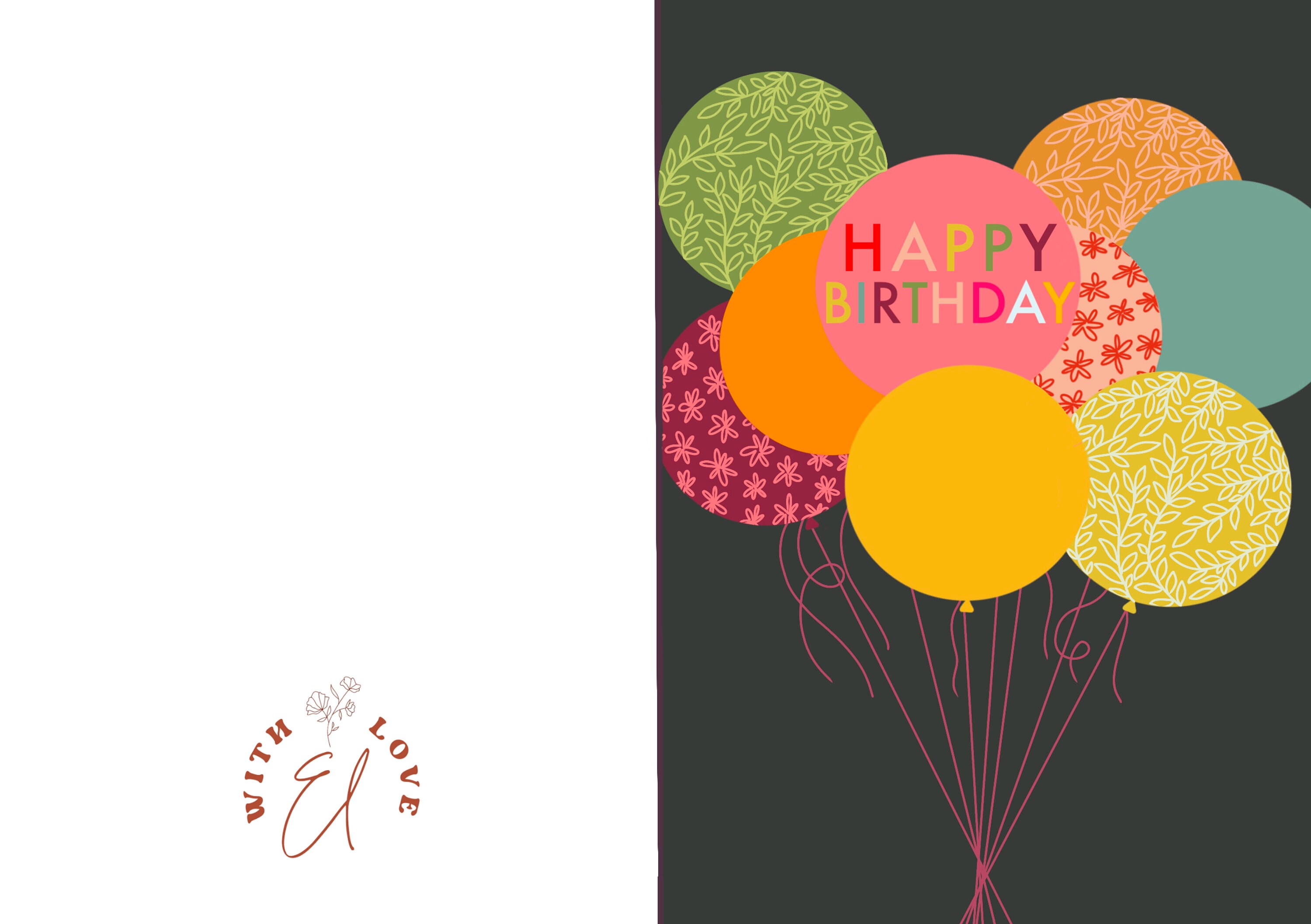 Biglietto Di Auguri Di Compleanno Edition Colibri – Formato A6 Con Busta – Palloncino – Fatto In Germania, Stampa UV Lucida