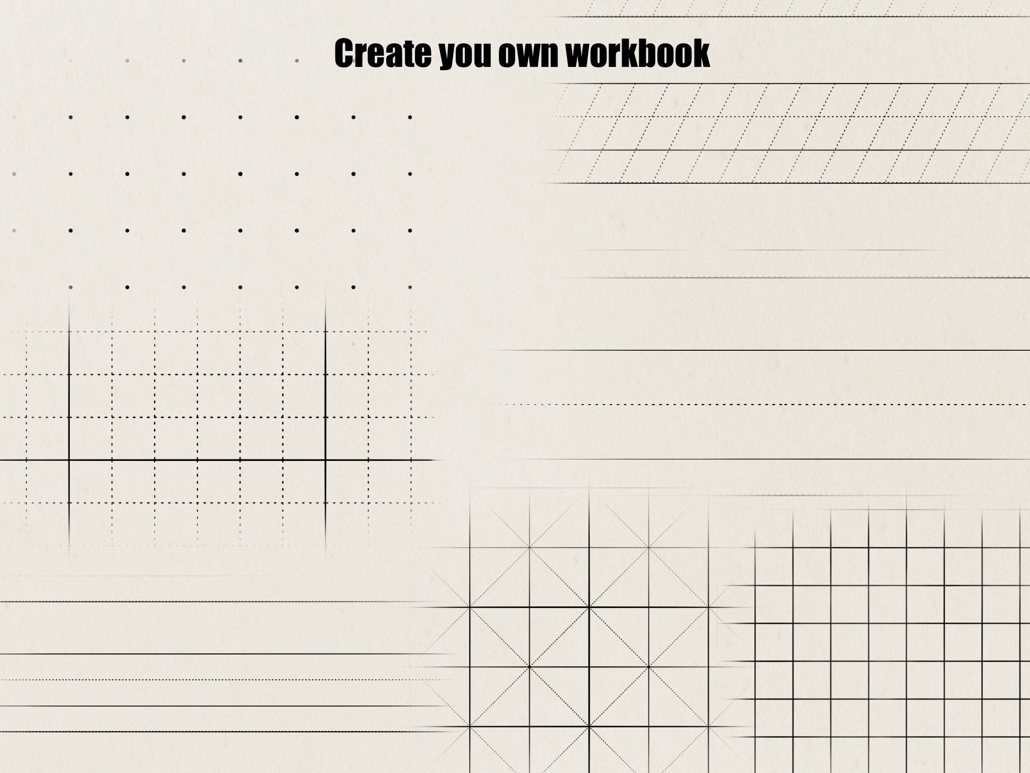 Procreate Lettering Grid Procreate Drawing Grid 27 Brushes Etsy Canada