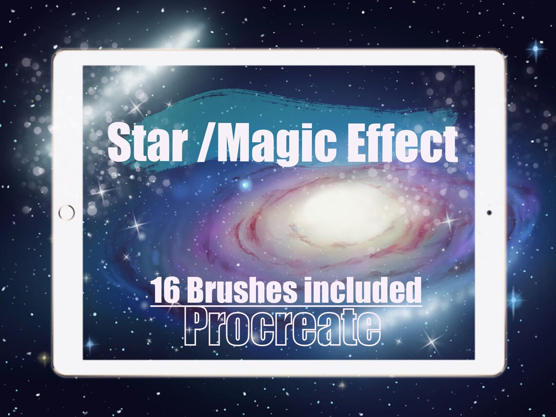 Procreate Galaxy Brushes Procreate Star Brush Set 16 Etsy