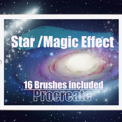 Procreate Galaxy Brushes Procreate Star Brush Set 16 Etsy