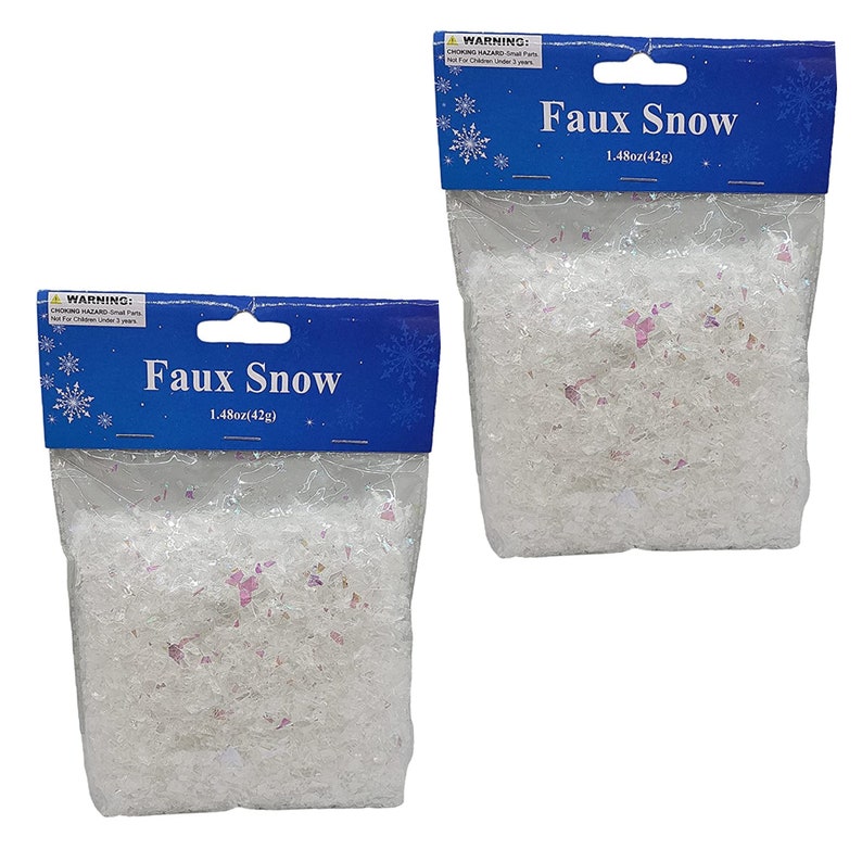 Artificial Snow, Fake Snow, Faux Snow for Christmas Decoration, Village