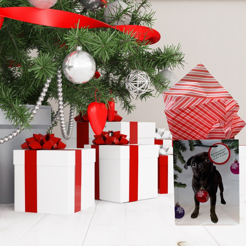 Christmas Gift Bags Dog Themed Fun Themed Dog Gift Bags Dog Jokes set