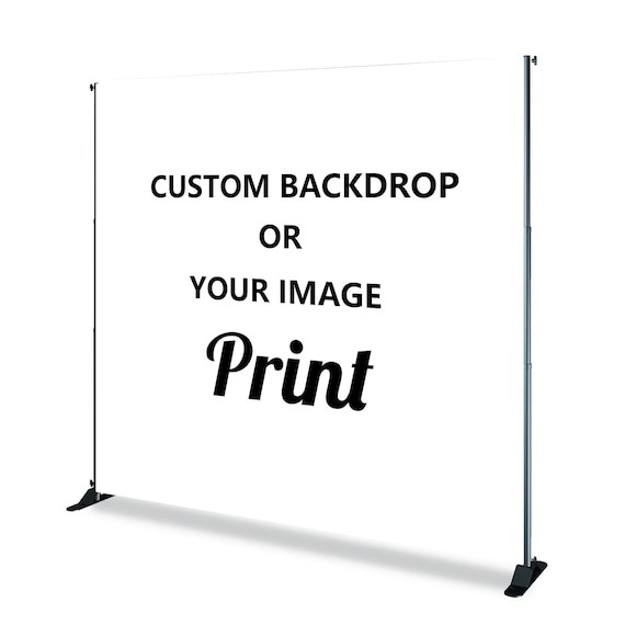 Custom Photo Backdrop Personalized Any Size Color Character Etsy