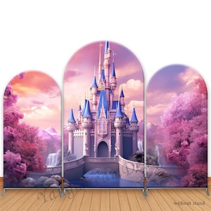 Princess Castle Arch Backdrop Cover: Birthday Party Decor