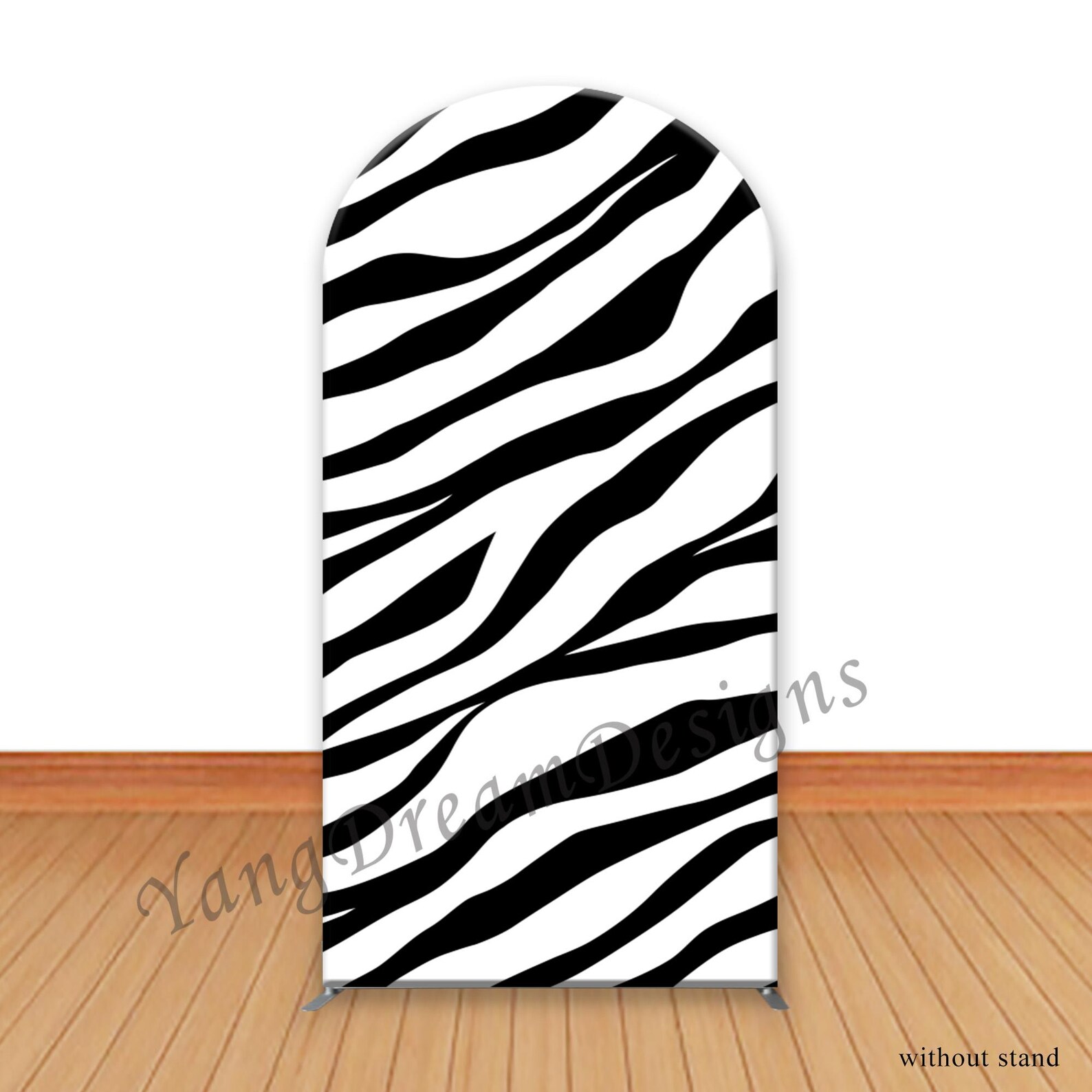 Zebra Arch Safari Animals Arch Backdrop Cover: Giraffe Zebra Print Photo ...