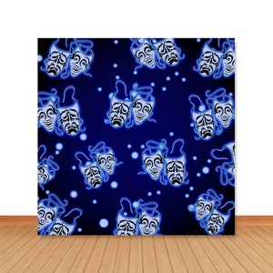 Glamour Mask Photo Backdrop: 90s Star Wedding, Birthday, Graduation