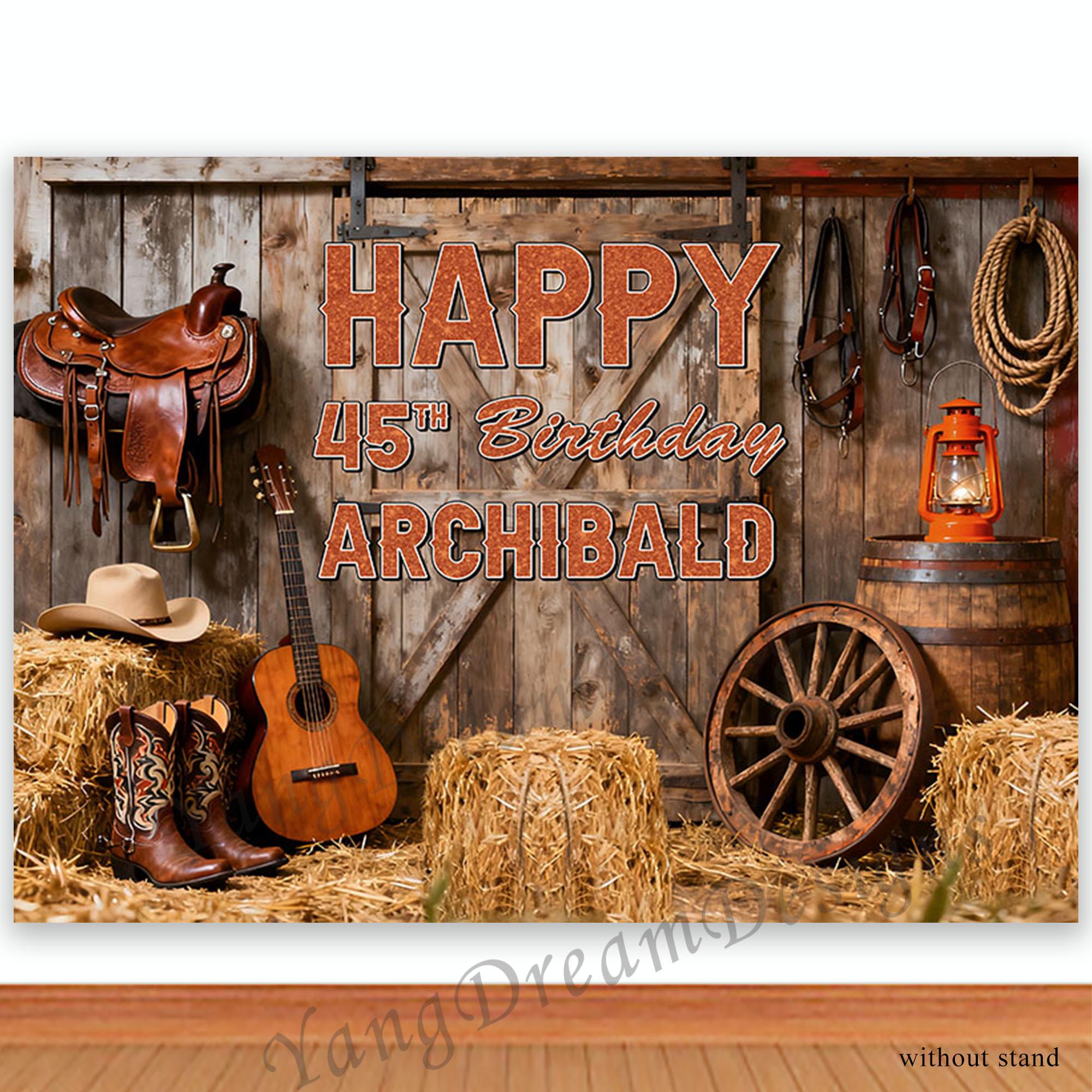 Rodeo Backdrop Western Cowboy Photo Backdrop: Custom Rodeo Birthday Party Photo ...