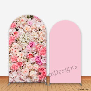 Floral Arch Backdrop Cover: Wedding Bridal Shower Photo Booth