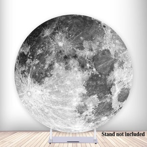Halloween Vollmond Runde Foto Hintergrund für Fotografie Elastischer Stoff Hochzeit Geburtstag Baby Shower Foto Hintergrund Kreis Foto Cover