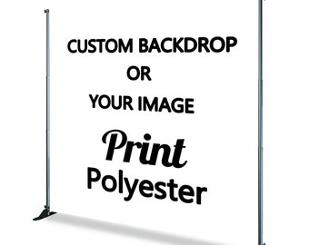 Custom Photo Backdrop: Personalized Polyester Photography Background