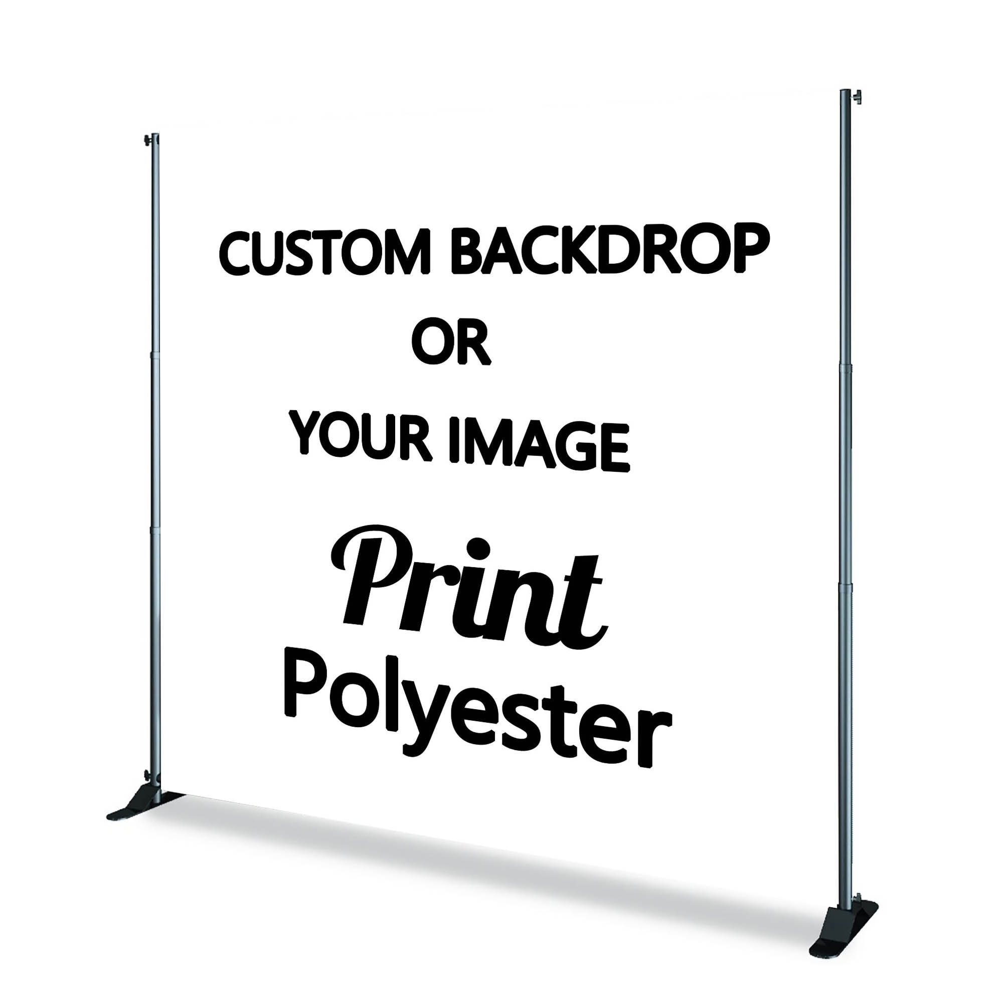 Custom Photo Backdrop Personalized Any Size Color Character Etsy