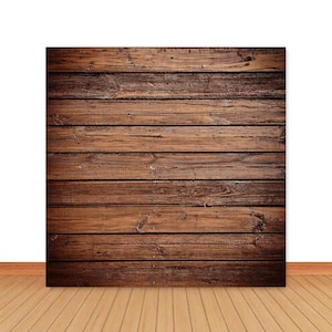Brown Wood Floor Wall Photo Backdrop Wedding Bridal Baby Shower Photography Background Retro Custom Vinyl Photo Studio Prop