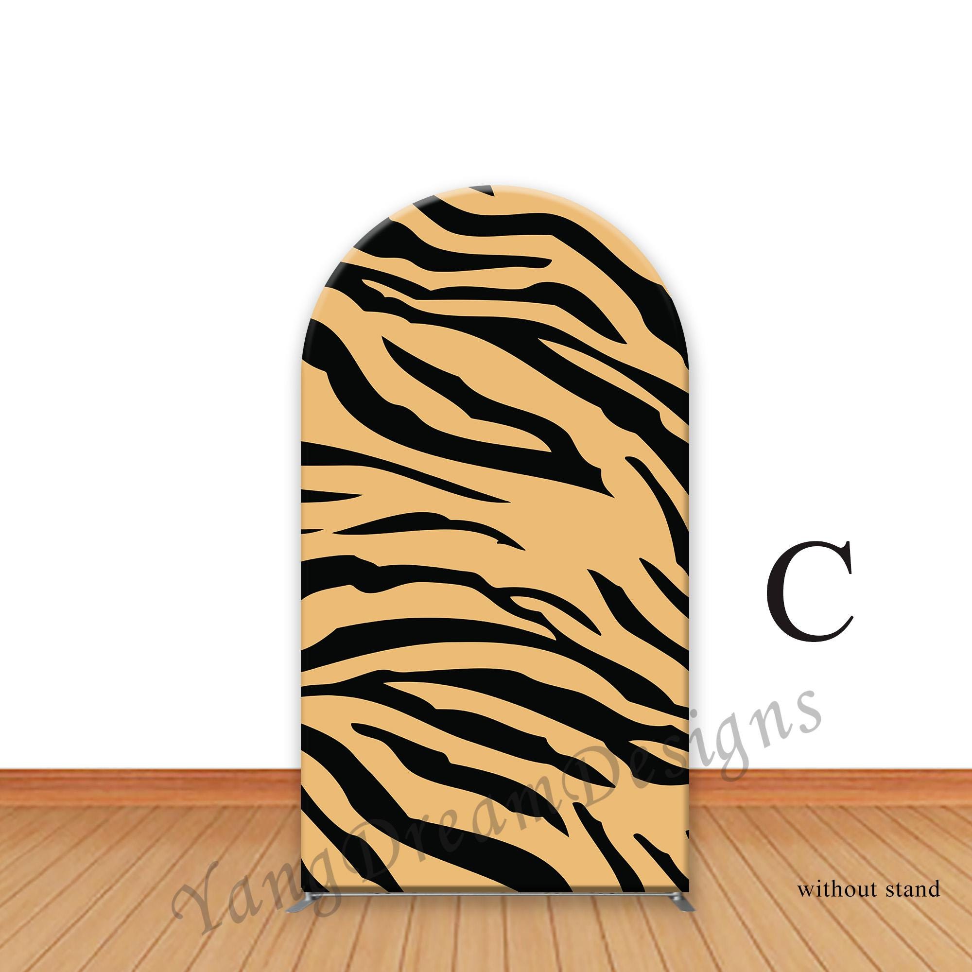 Zebra Arch Safari Arch Backdrop Cover: Giraffe, Zebra, Leopard Print - Etsy