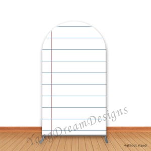 Sfondo fotografico con motivo in carta per quaderno, copertina ad arco, sfondo fotografico per il ritorno a scuola, copertina in tessuto per cabina fotografica