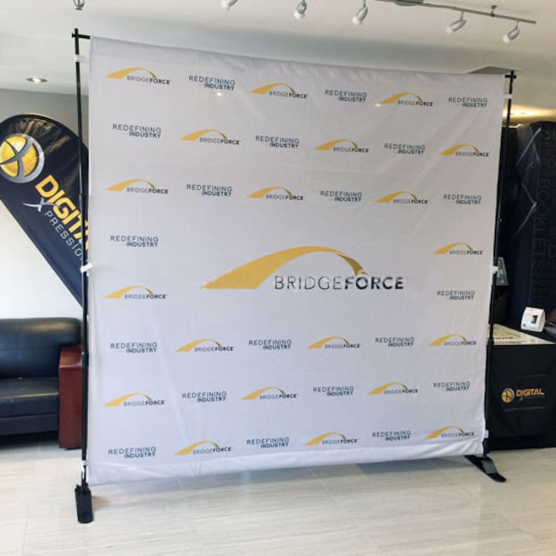 Custom Logo Photo Backdrop: Step and Repeat Photography Banner - Etsy