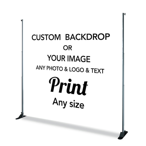 Custom Photo Backdrop Personalized Cartoon Character Logo Movie Pattern Photography Background Your Picture Print Link