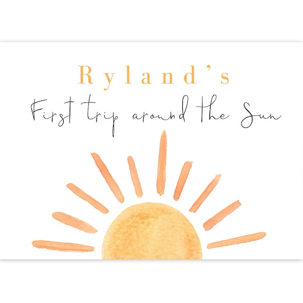 First Trip Around The Sun Photo Backdrop Kids First Birthday Photography Background White Photo Back Drop