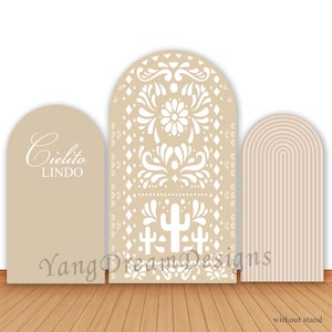 Cielito Lindo Photo Backdrop Cover Mexican Fiesta Baptism Baby Shower Photography Background Arch Cover