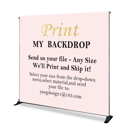 Custom Photo Backdrop Printing: Your Image,Design,File Print and Free Ship