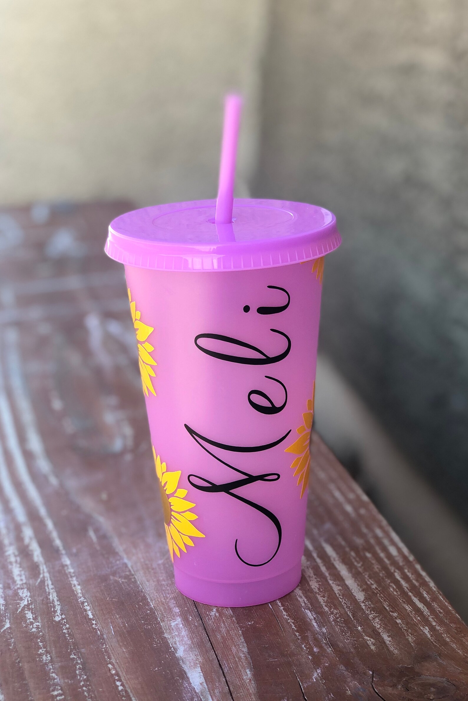 Personalized color changing cup Etsy