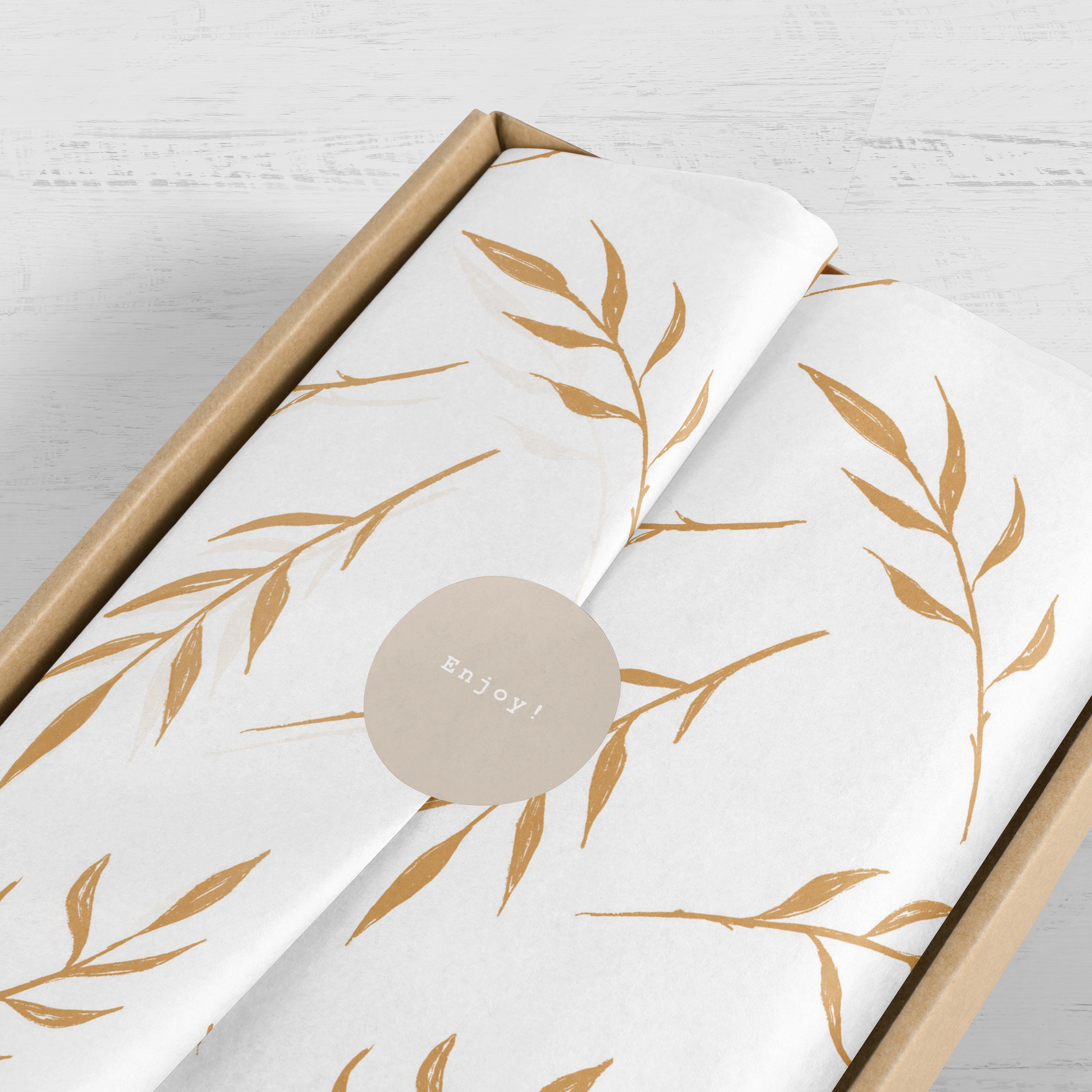 Tissue Paper Design Wrapping Paper Branding Stationery 