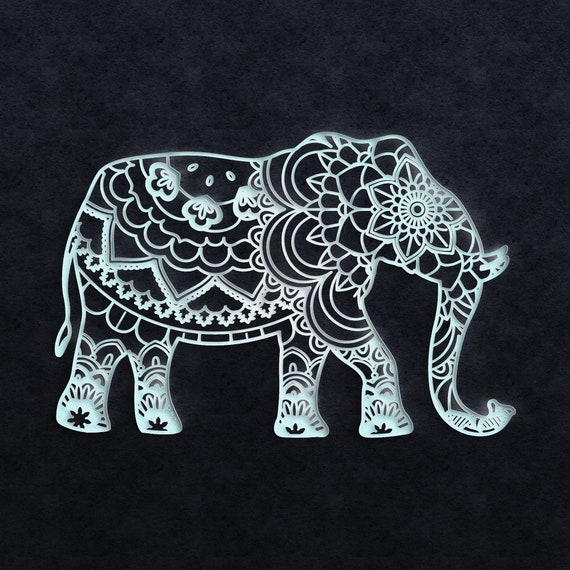 Download Animal Mandala Svg Elephant Mandala Svg Etsy