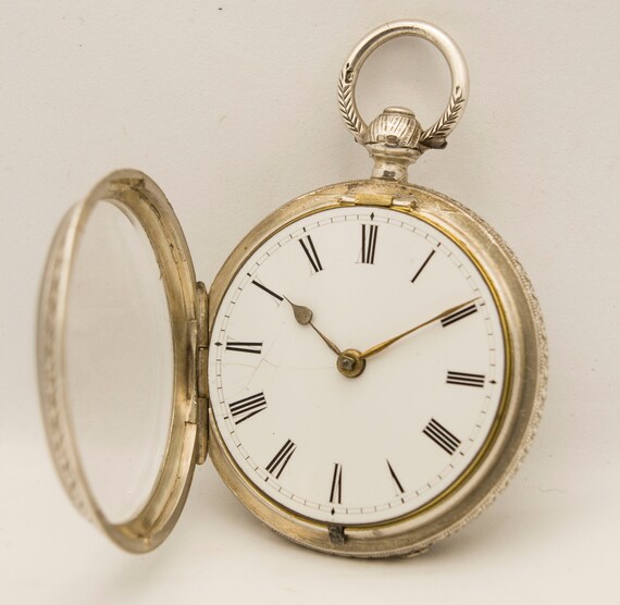 Fully restored Victorian pocket watch in sterling sil… Gem