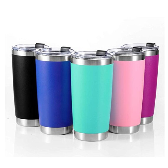 20 OZ Stainless Steel Vacuum Insulated Tumbler with Anti-Split | Etsy