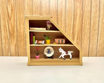 1:12 Libreria sottoscala per casa delle bambole