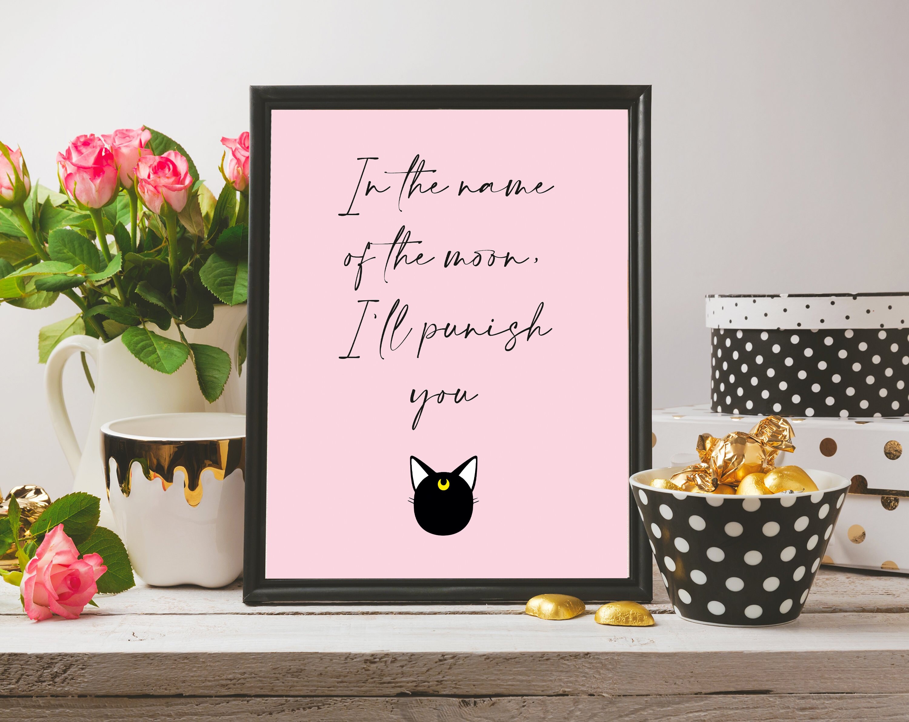 Printable poster for teenage room In the name of the Etsy