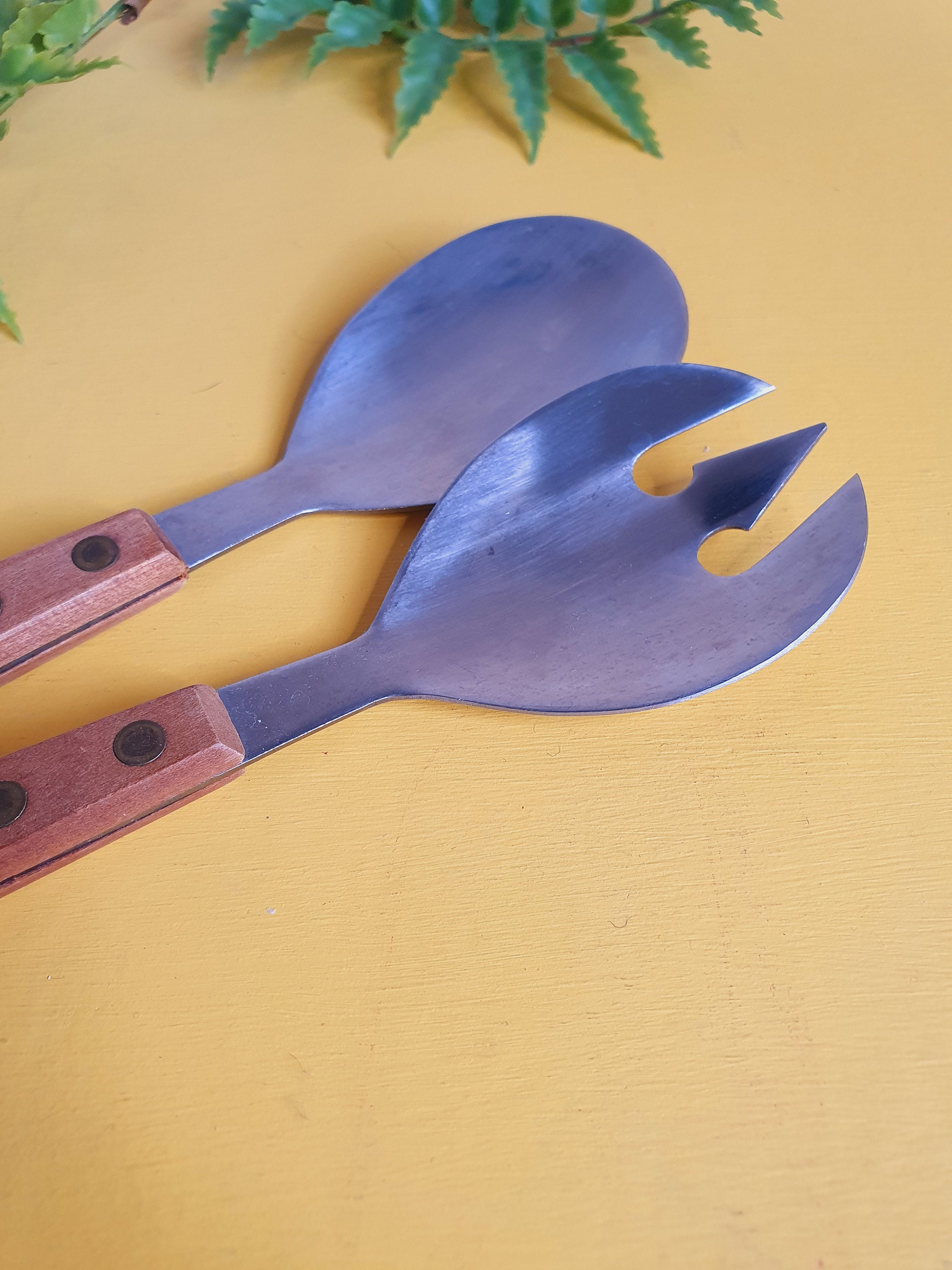 ヴィンテージ ミッドセンチュリー スタイル サラダサーバー