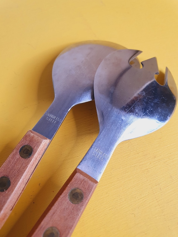 ヴィンテージ ミッドセンチュリー スタイル サラダサーバー