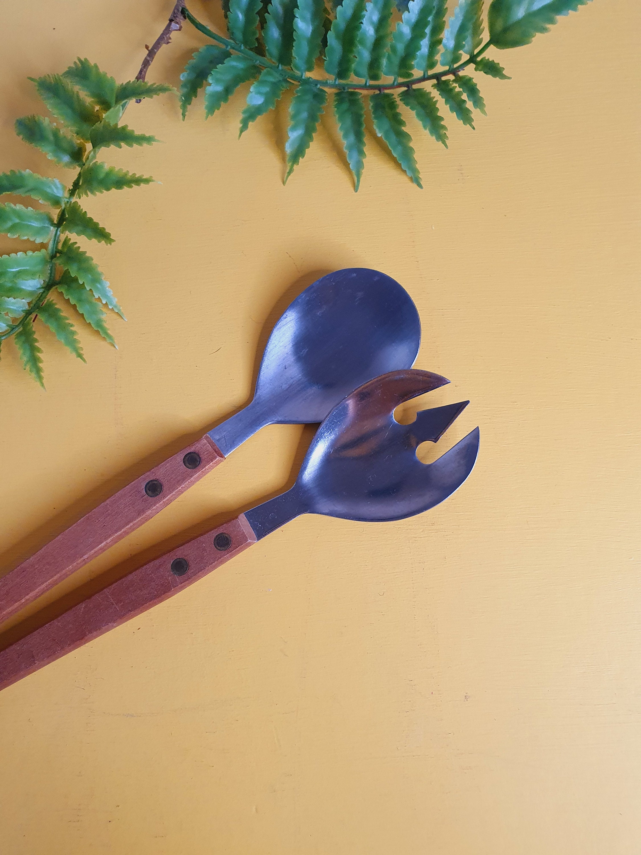 ヴィンテージ ミッドセンチュリー スタイル サラダサーバー