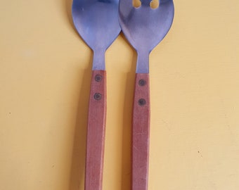 ヴィンテージ ミッドセンチュリー スタイル サラダサーバー