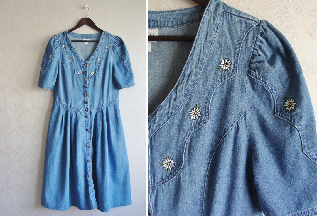 Nineties denim dress