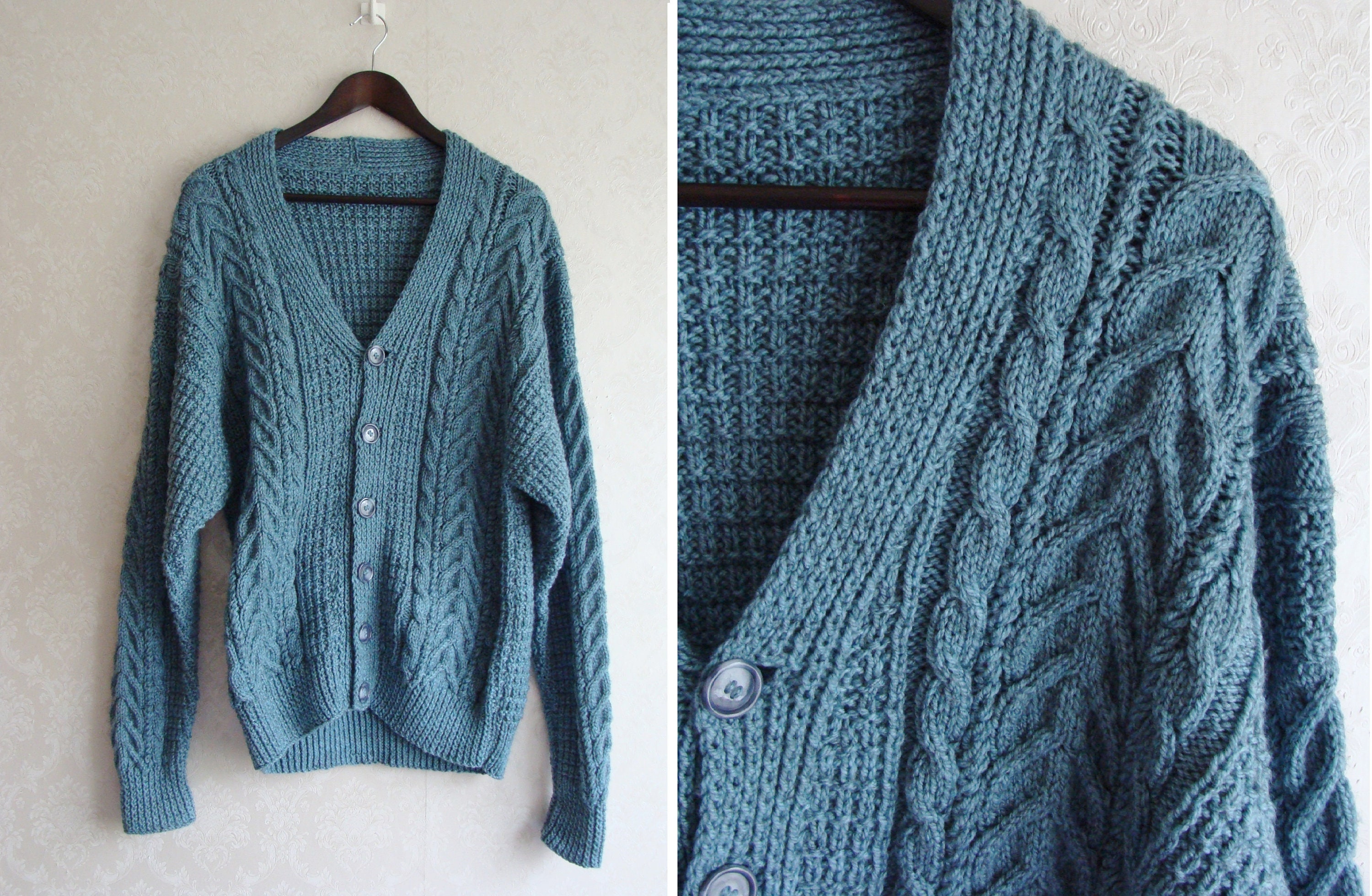 Thick Oversized Knit Cardigan 