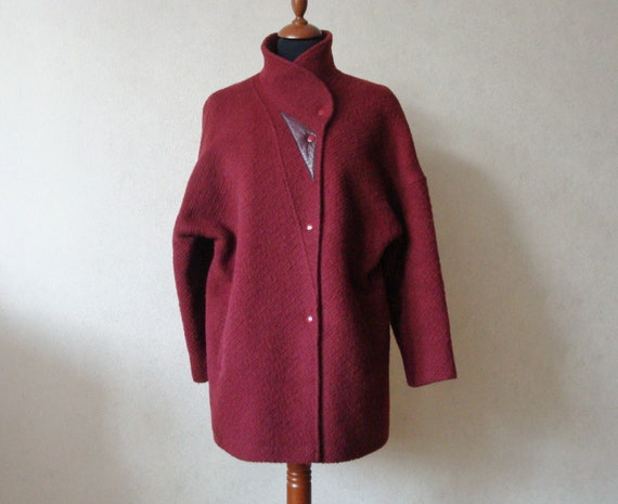 mohair cocoon coat