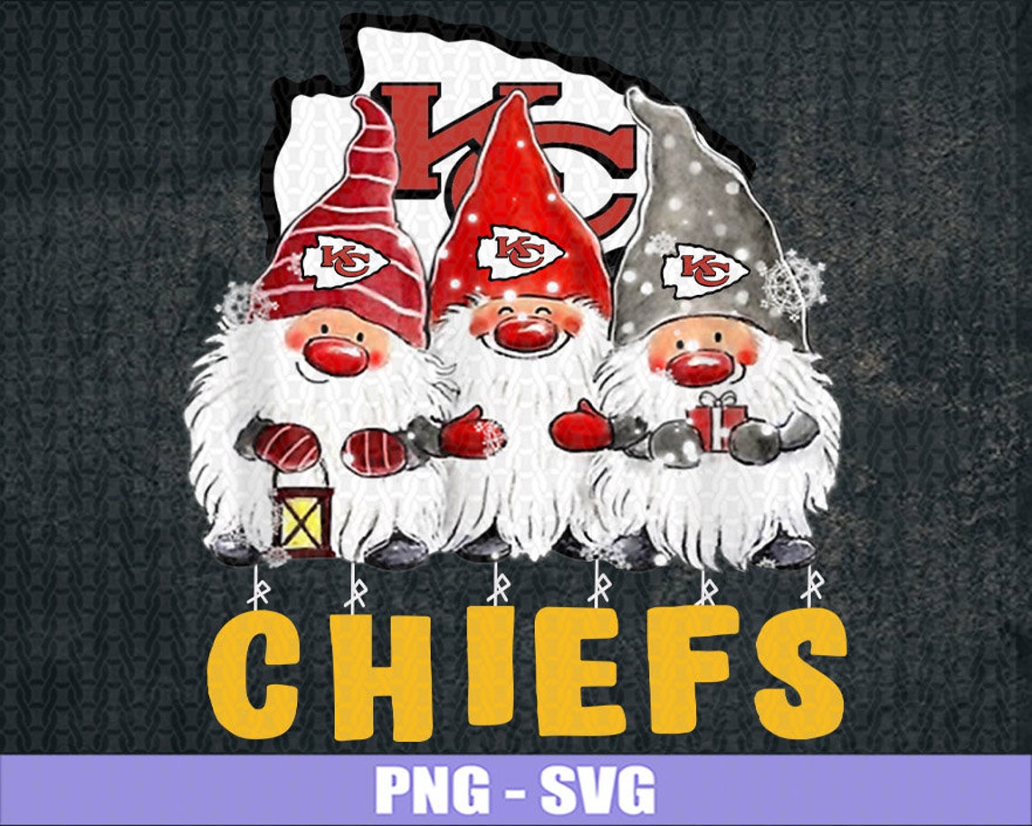 Gnome KC Chiefs PNG Format The Kansas City Chiefs Football Etsy