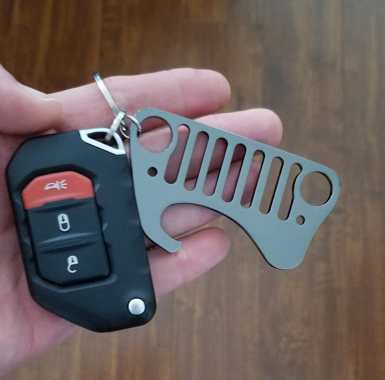 Jeep Black Nickel Key Chain SALE Etsy