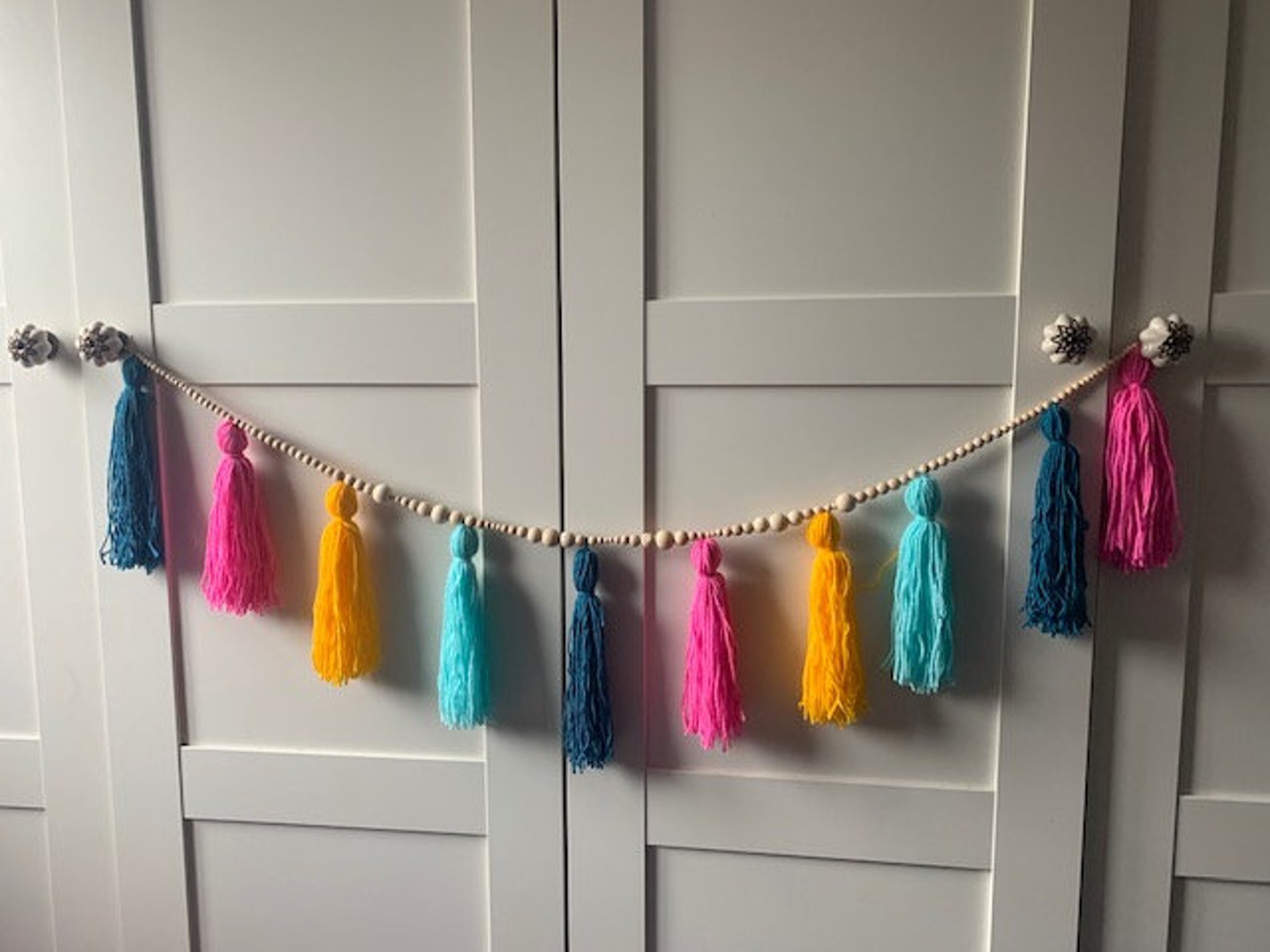 Wool Tassel Garland Etsy UK