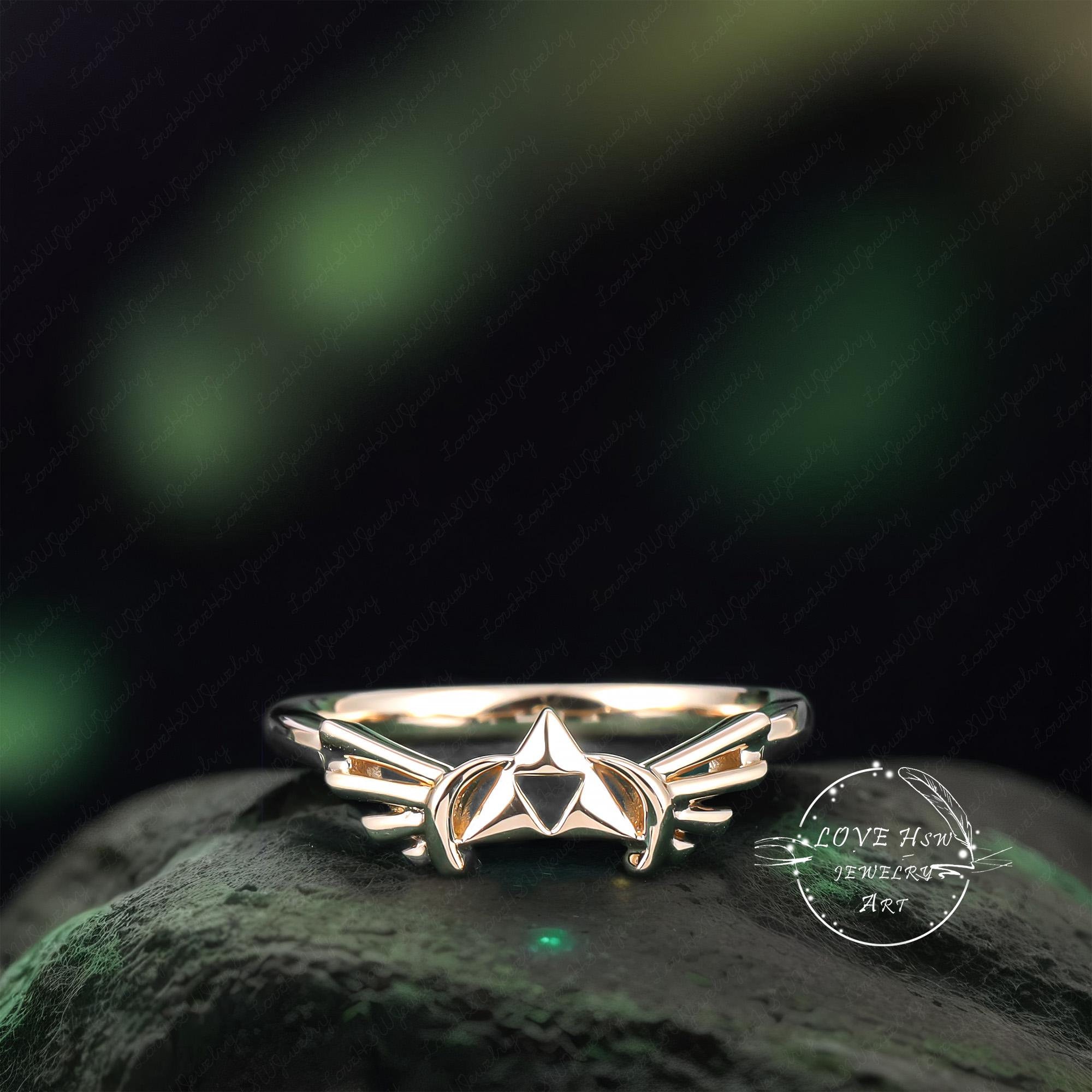 silver zelda ring
