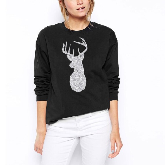 Christmas Jumper Glitter Reindeer 