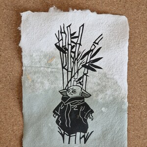 Grogu Lino print (SECONDS)