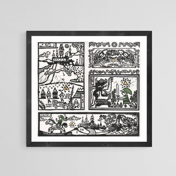 絵画 Zeldam SR2000 #001 the-legend-of-zelda-the-wind-